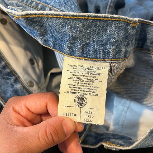 CARHARTT‎ VINTAGE TRADITIONAL FIT jeans Mens Size 36 X 25 - Picture 6 of 7